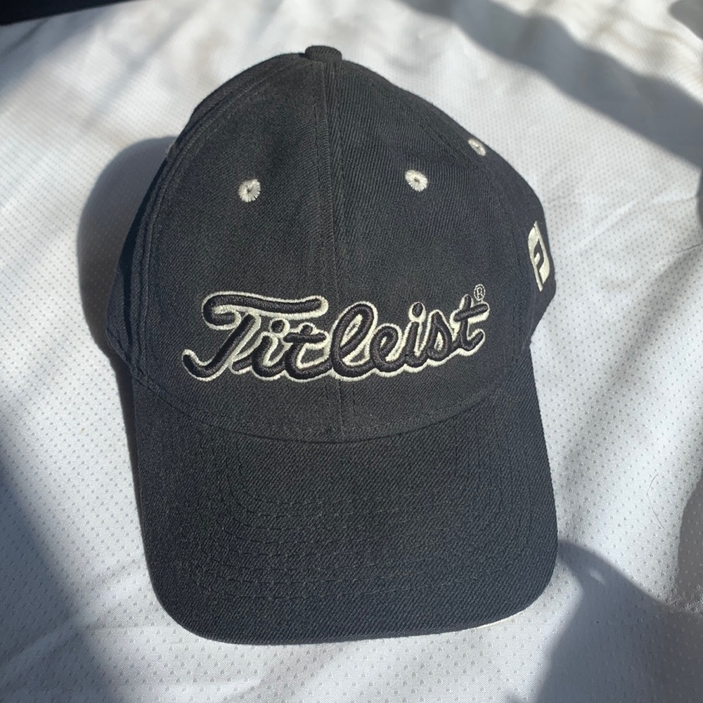 Vintage Golf Titleist Fitted Hat FootJoy Cap made by Merkley made in Canada